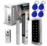Система СКУД KIT-T6MF-350 электромагнитный замок 350 кг НО типа, панель сенсорная Mifare, 2000 пользователей, для помещения