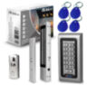 Система СКУД KIT-S601EM-WP-280LED электромагнитный замок 280 кг, панель металлическая, всепогодная