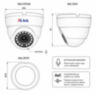 Комплект видеонаблюдения AHD 5Мп KIT-A511HD-MX
