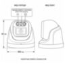 Комплект IP-видеонаблюдения KIT-A407IP-POE 4 Мп, 7 купольных IP-камер, NVR, 8 PoE портов