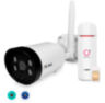 Комплект видеонаблюдения 4G 3Мп KIT-XMJ301-4G одна камера для улицы, микрофон, динамик, ночная съемка, приложение ICSee